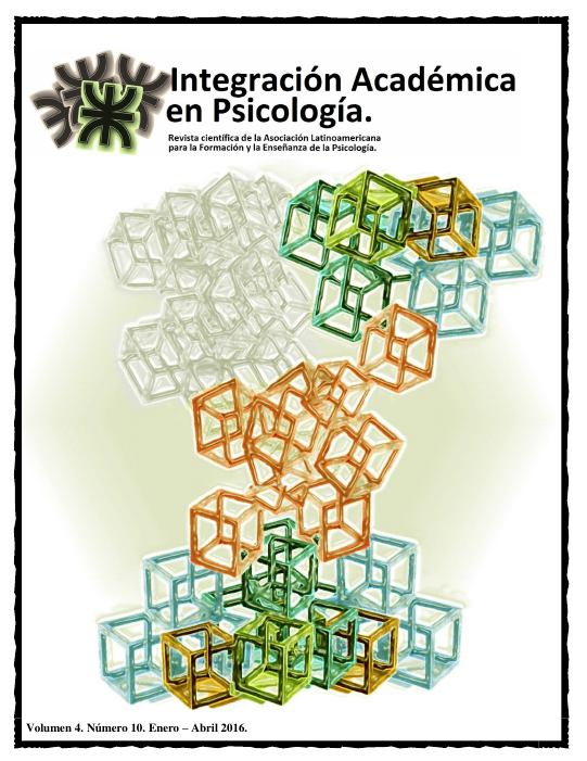 Portada_Revista Integracion Academica en Psicologia Vol4-Num10